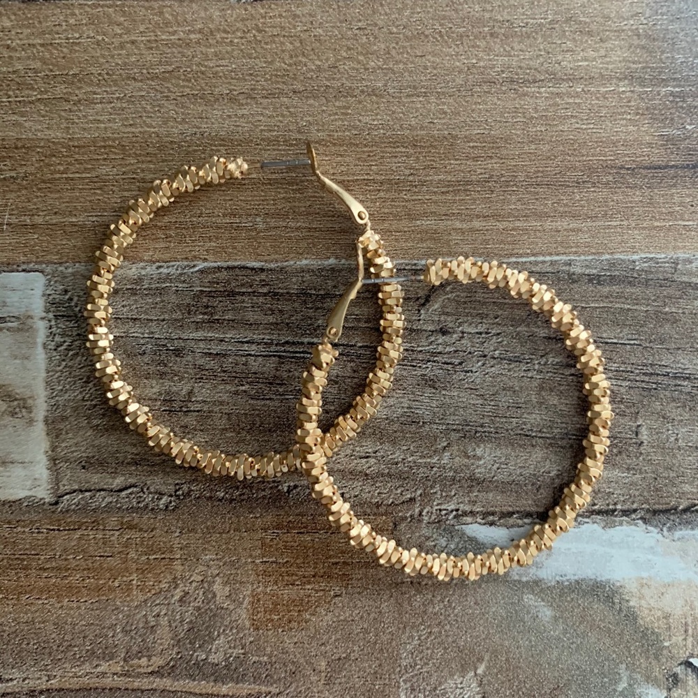 Francesca’s Gold Hoop Earrings